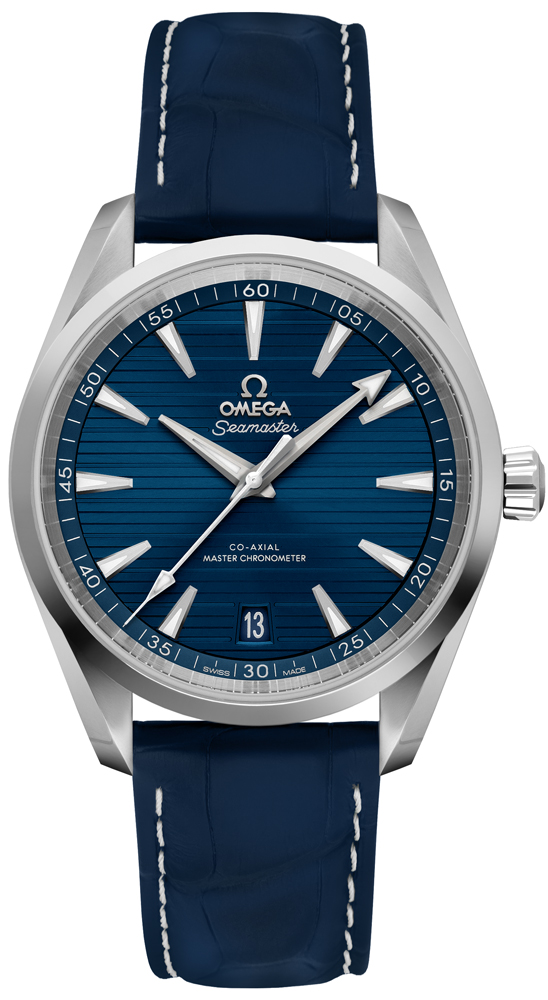 Omega Seamaster Aqua Terra Self winding Automatic Chronometer Blue Watch 22013382003001 