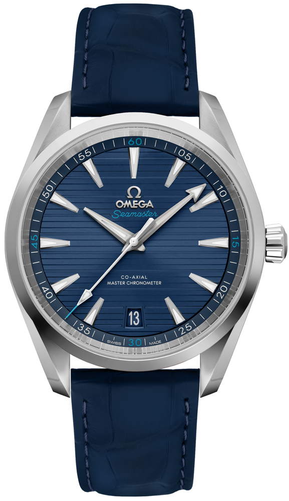 Omega Seamaster Aqua Terra Self winding Automatic Chronometer Blue Watch 22013412103001 