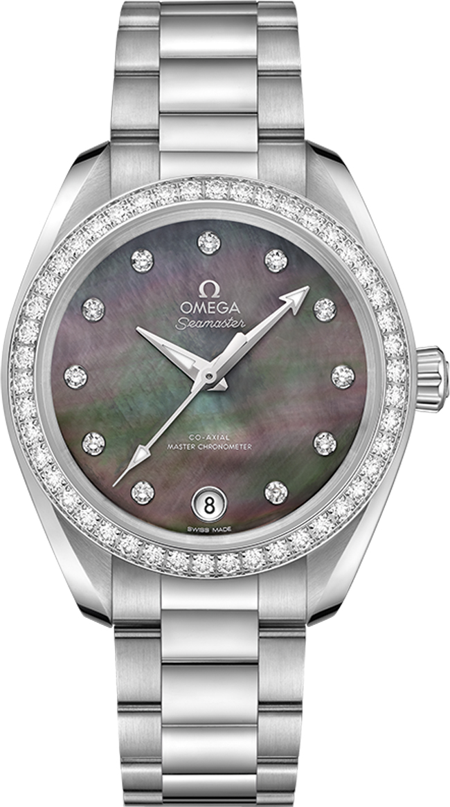 Omega Seamaster Aqua Terra Self winding Automatic Chronometer Grey Ladies Watch 22015342057001 