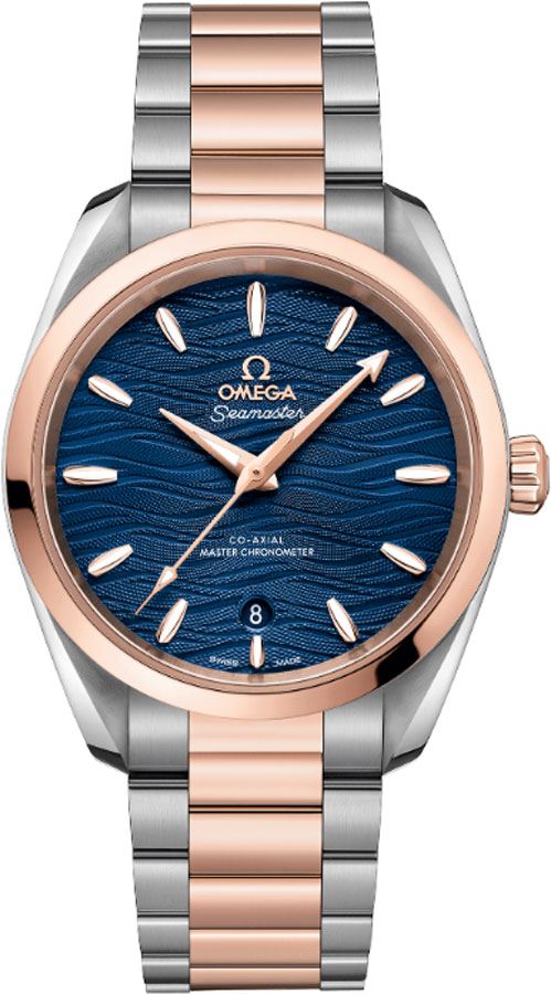 Omega Seamaster Aqua Terra Self winding Automatic Chronometer Blue Watch 22020382003001 