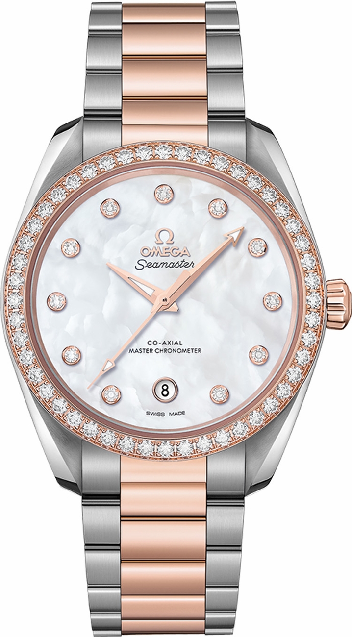 Omega Seamaster Aqua Terra Self winding Automatic Chronometer White Watch 22025382055001 