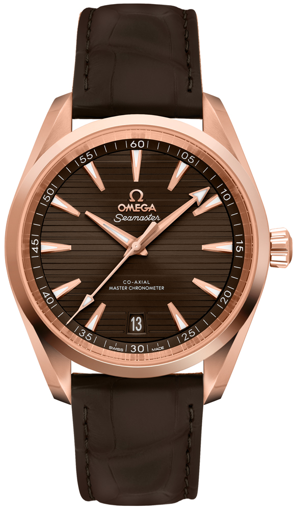 Omega Seamaster Aqua Terra Self winding Automatic Chronometer Brown Watch 22053412113001 
