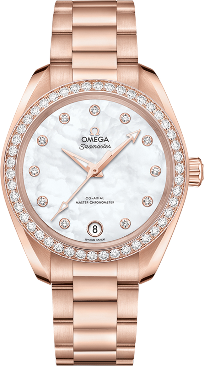 Omega Seamaster Aqua Terra Self winding Automatic Pearl White Watch 22055342055001 