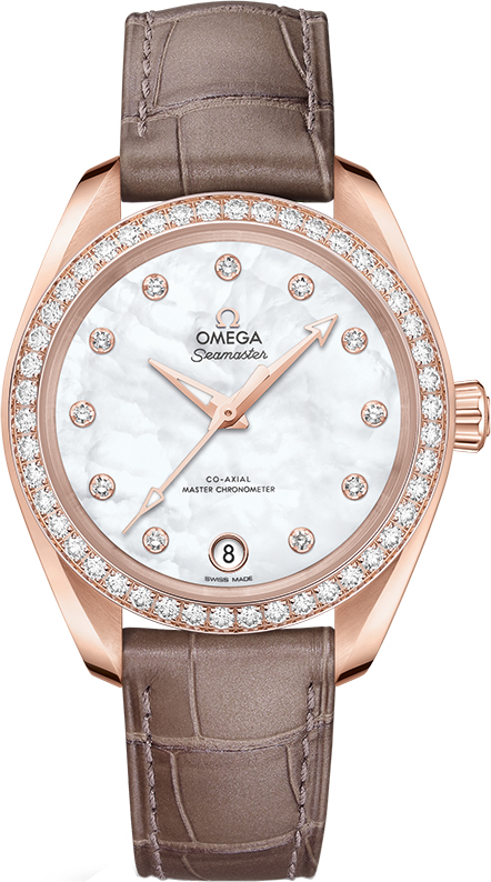 Omega Seamaster Aqua Terra Self winding Automatic Chronometer Pearl White Watch 22058342055001 