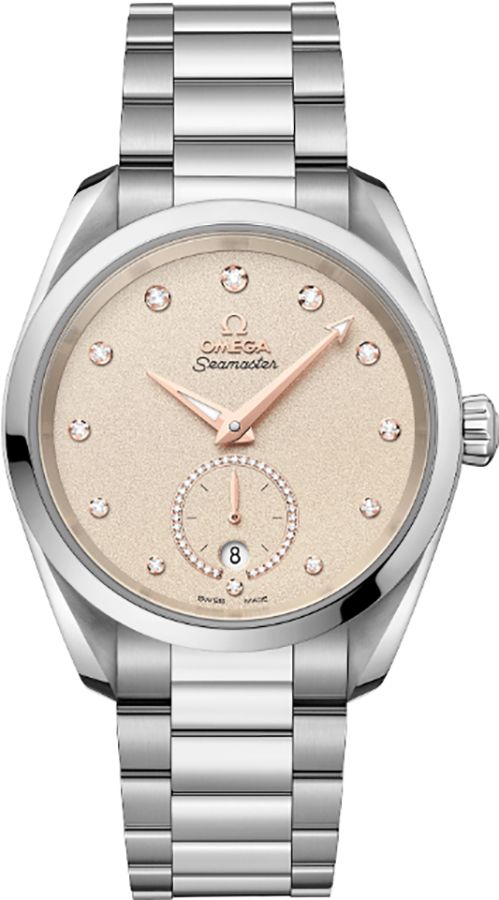 Omega Seamaster Aqua Terra Self Winding Automatic Beige Mens Watch 22010382059001 
