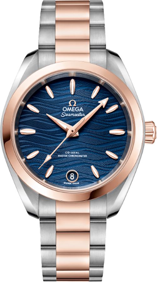 Omega Seamaster Aqua Terra Self Winding Automatic Blue Ladies Watch 22020342003001 