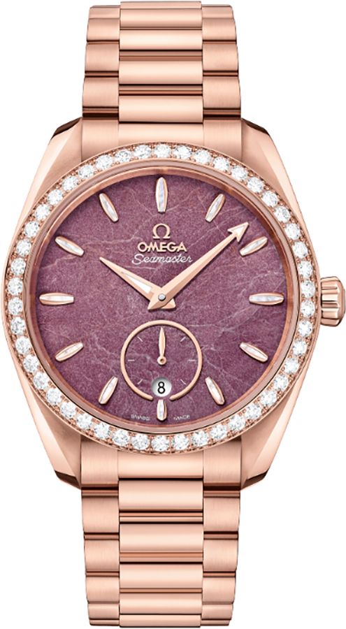 Omega Seamaster Aqua Terra Self Winding Automatic Purple Mens Watch 22055382099001 