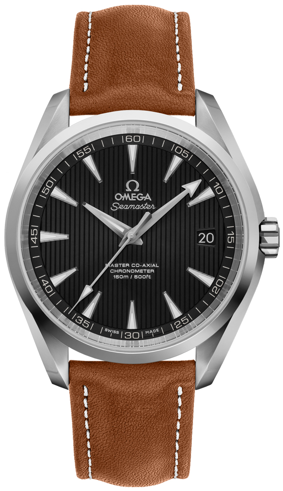 Omega Seamaster Aqua Terra Self winding Automatic Chronometer Black Watch 23110422101003-BRNLD 
