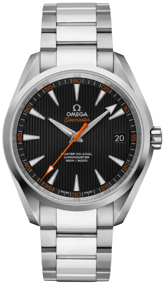 Omega Seamaster Aqua Terra Self Winding Automatic Black Mens Watch 23112422101002-STEEL 