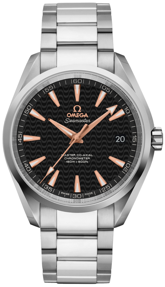 Omega Seamaster Aqua Terra Self winding Automatic Chronometer Black Mens Watch 23110422101006 