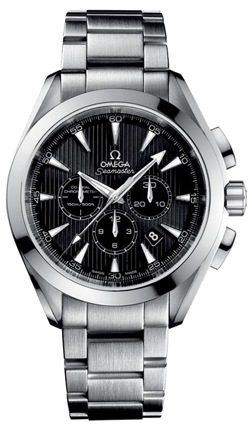 Omega Seamaster Aqua Terra Self winding Automatic Chronometer Black Mens Watch 23110445001001 