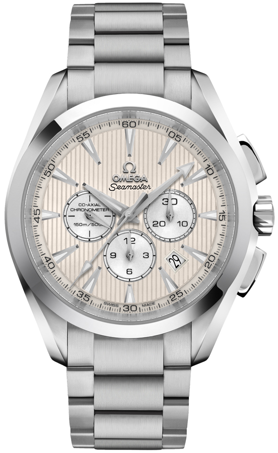 Omega Seamaster Aqua Terra Self winding Automatic Chronometer Ivory Mens Watch 23110445009001 