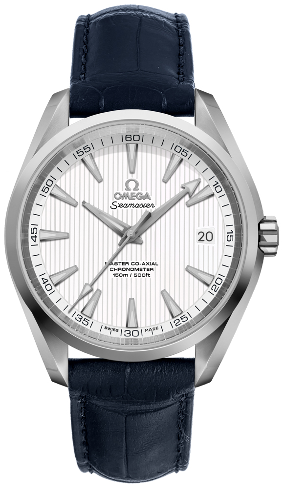 Omega Seamaster Aqua Terra Self winding Automatic Chronometer Blue Mens Watch 23110422102003-BLUCD 
