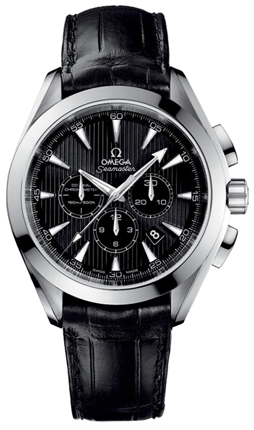 Omega Seamaster Aqua Terra Self winding Automatic Chronometer Black Mens Watch 23113445001001 