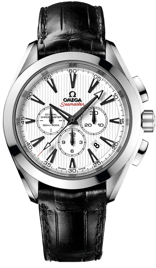 Omega Seamaster Aqua Terra Self winding Automatic Chronometer White Watch 23113445004001 