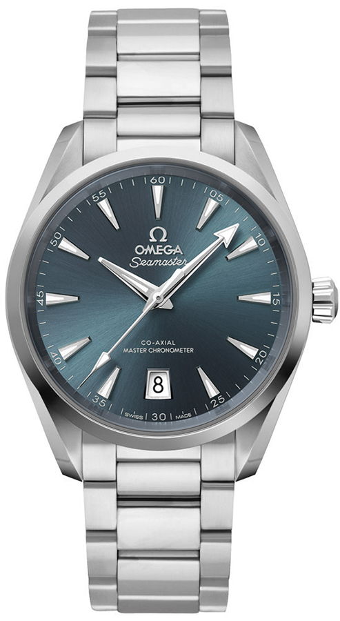 Omega Seamaster Aqua Terra Self Winding Automatic Blue Mens Watch 22010382003003 