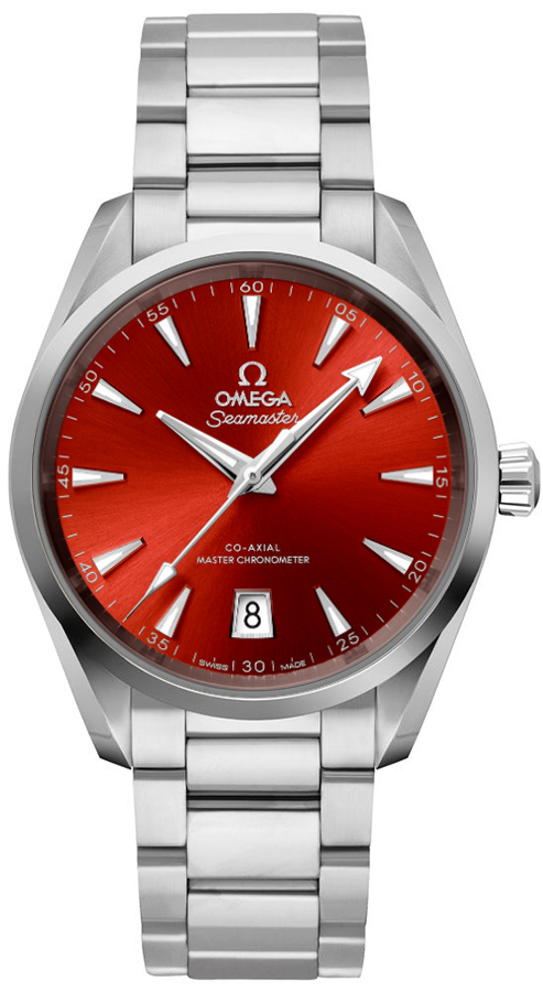 Omega Seamaster Aqua Terra Self Winding Automatic Red Mens Watch 22010382013003 