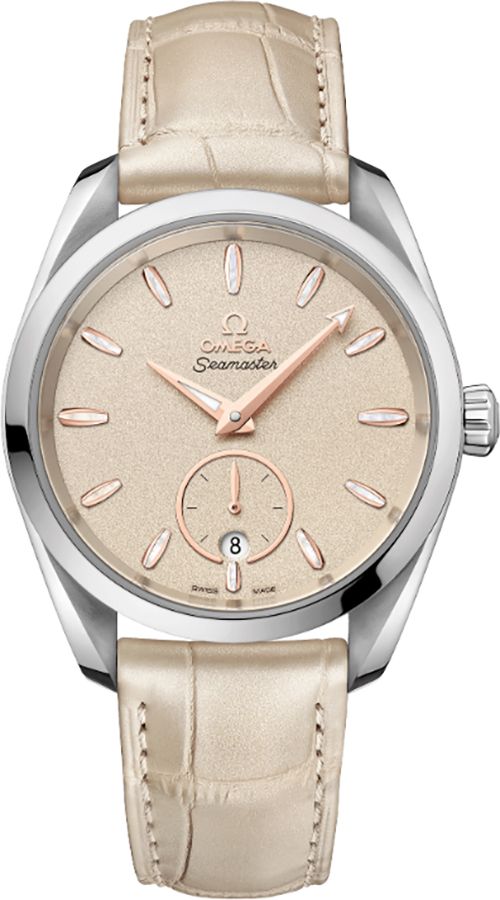 Omega Seamaster Aqua Terra Self Winding Automatic Beige Mens Watch 22013382009001 