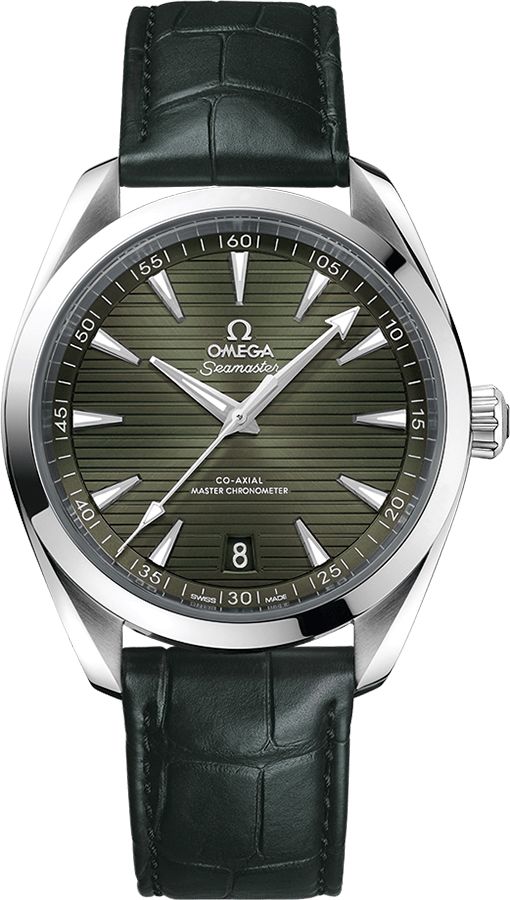 Omega Seamaster Aqua Terra Self Winding Automatic Green Mens Watch 22013412110001 