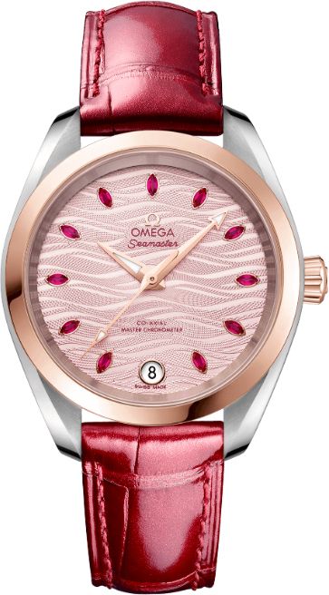 Omega Seamaster Aqua Terra Self Winding Automatic Pink Ladies Watch 22023342060001 