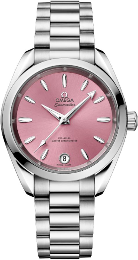 Omega Seamaster Aqua Terra Self Winding Automatic Pink Ladies Watch 22010342010003 