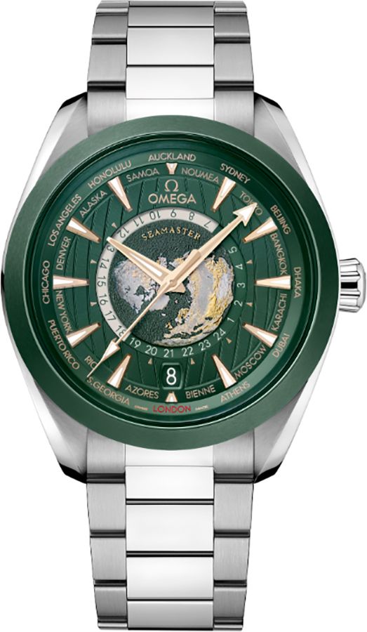 Omega Seamaster Aqua Terra Self Winding Automatic Green Mens Watch 22030432210001 