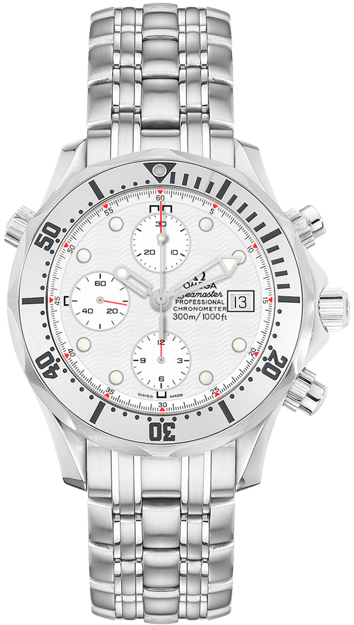 Omega Seamaster Self winding Automatic White Mens Watch 25982000 