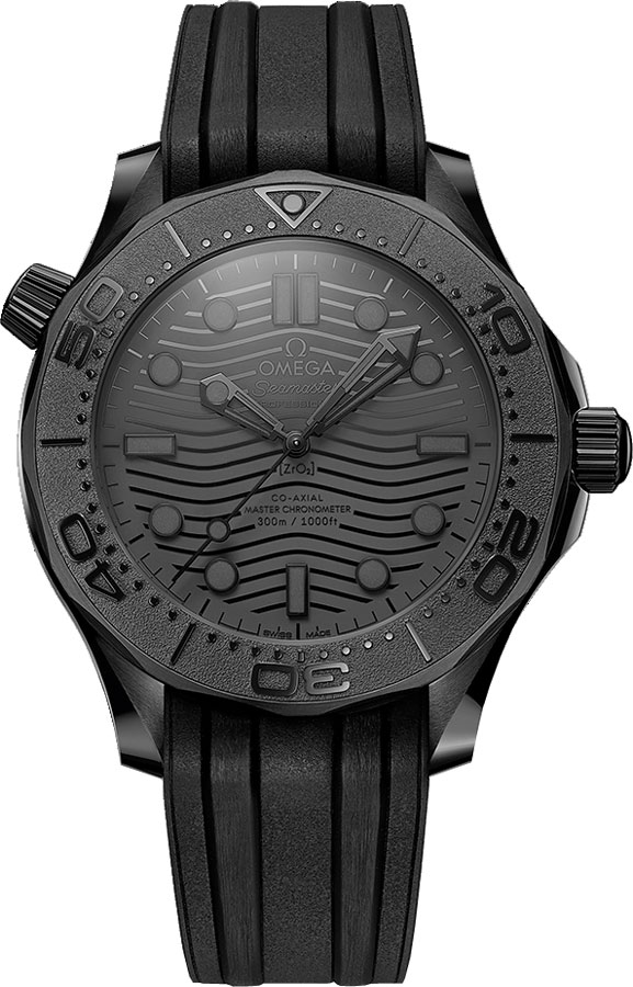 Omega Seamaster Self winding Automatic Black Mens Watch 21092442001003 