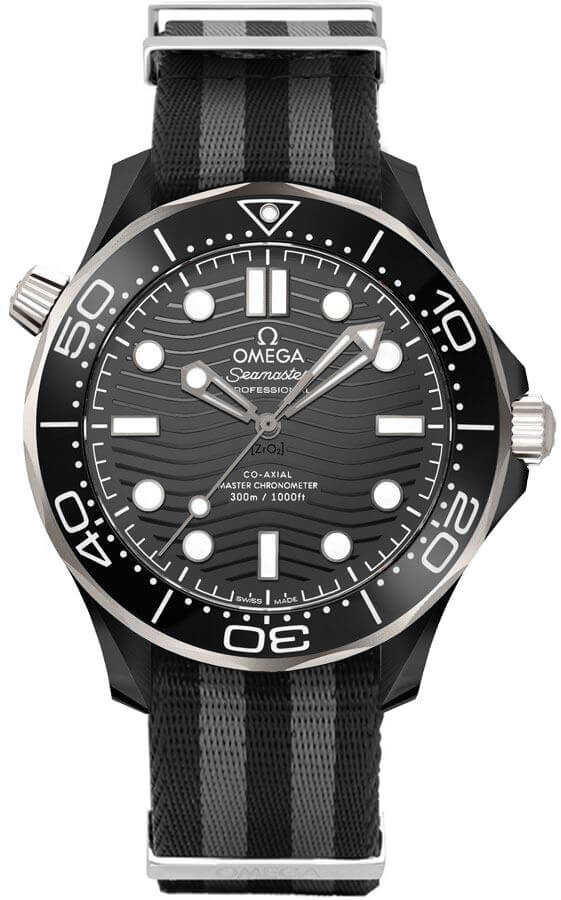 Omega Seamaster Self winding Automatic Black Mens Watch 21092442001002 