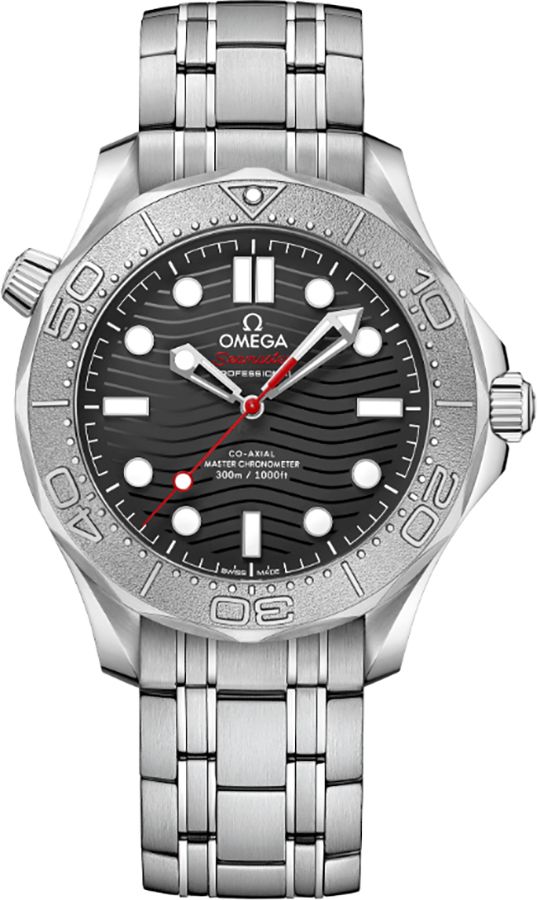 Omega Seamaster Self Winding Automatic Black Mens Watch 21030422001002 