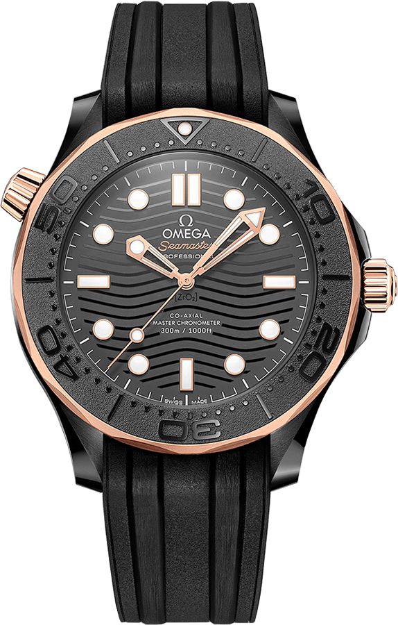 Omega Seamaster Self Winding Automatic Black Mens Watch 21062442001001 
