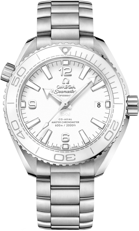 Omega Seamaster Planet Ocean 600M Self winding Automatic Chronometer White Watch 21530402004001 