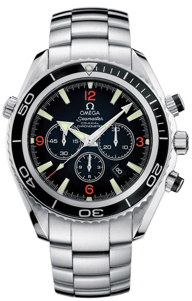 Omega Seamaster Planet Ocean 600M Self winding Automatic Chronometer Black Mens Watch 22105100 