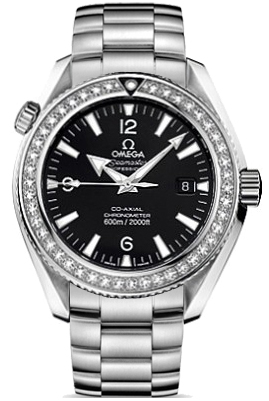 Omega Seamaster Planet Ocean 600M Self winding Automatic Chronometer Black Mens Watch 22215462001001 
