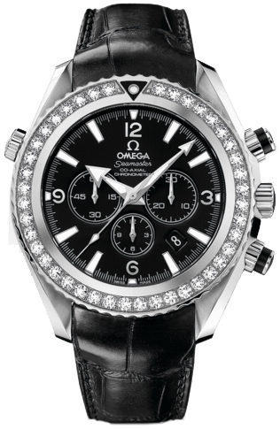 Omega Seamaster Planet Ocean 600M Self winding Automatic Chronometer Black Mens Watch 22218465001001 