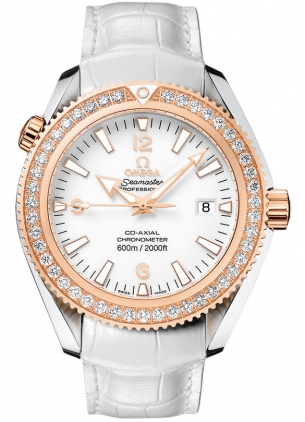 Omega Seamaster Planet Ocean 600M Self winding Automatic White Ladies Watch 22228422004001 