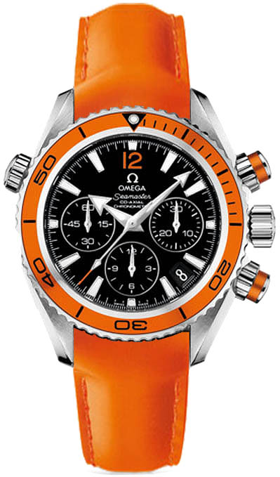 Omega Seamaster Planet Ocean 600M Self winding Automatic Chronometer Black Ladies Watch 22232385001003 