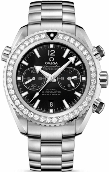 Omega Seamaster Planet Ocean 600M Self winding Automatic Chronometer Black Mens Watch 23215465101001 