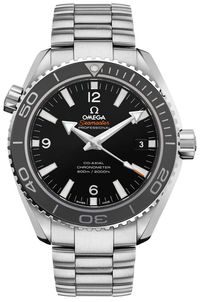 Omega Seamaster Planet Ocean 600M Self winding Automatic Chronometer Black Mens Watch 23230462101001 