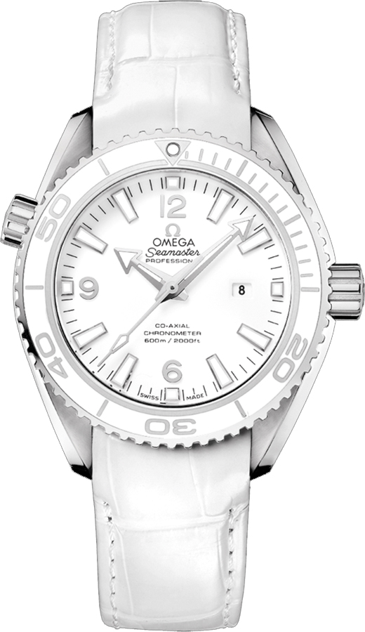 Omega Seamaster Planet Ocean 600M Self winding Automatic Chronometer White Watch 23233382004001 