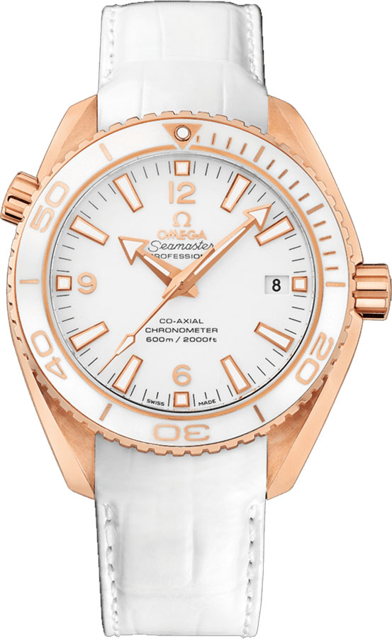 Omega Seamaster Planet Ocean 600M Self winding Automatic Chronometer White Watch 23263422104001 
