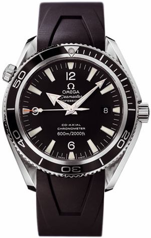 Omega Seamaster Planet Ocean 600M Self winding Automatic Chronometer Black Mens Watch 29005091 