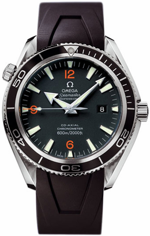 Omega Seamaster Planet Ocean 600M Self winding Automatic Chronometer Black Mens Watch 29005191 
