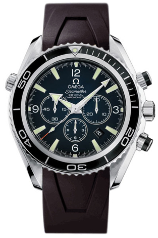 Omega Seamaster Planet Ocean 600M Self winding Automatic Chronometer Black Mens Watch 29105091 