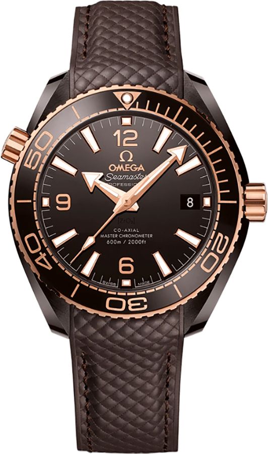 Omega Seamaster Planet Ocean 600M Self Winding Automatic Brown Mens Watch 21562402013001 
