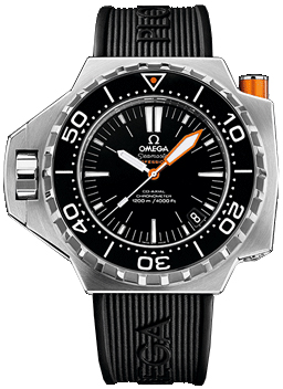 Omega Seamaster Self winding Automatic Chronometer Black Mens Watch 22432552101001 