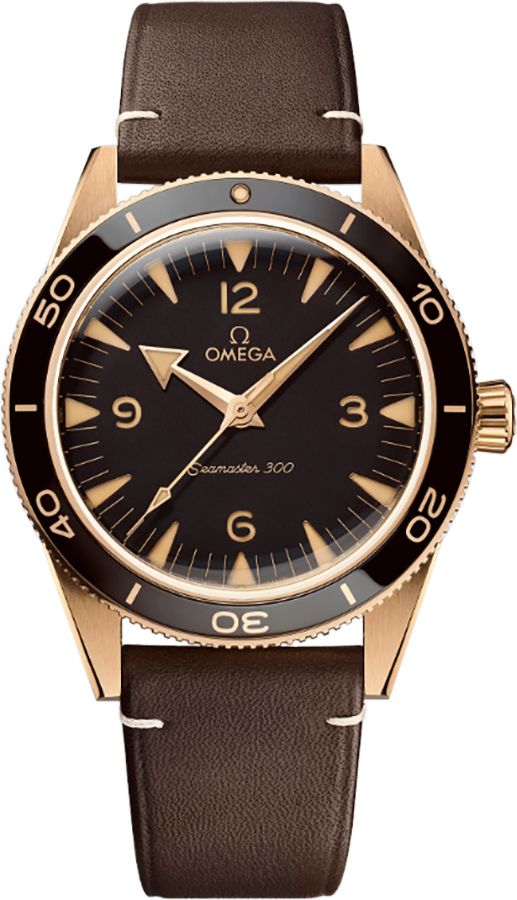 Omega Seamaster Self Winding Automatic Brown Mens Watch 23492412110001 