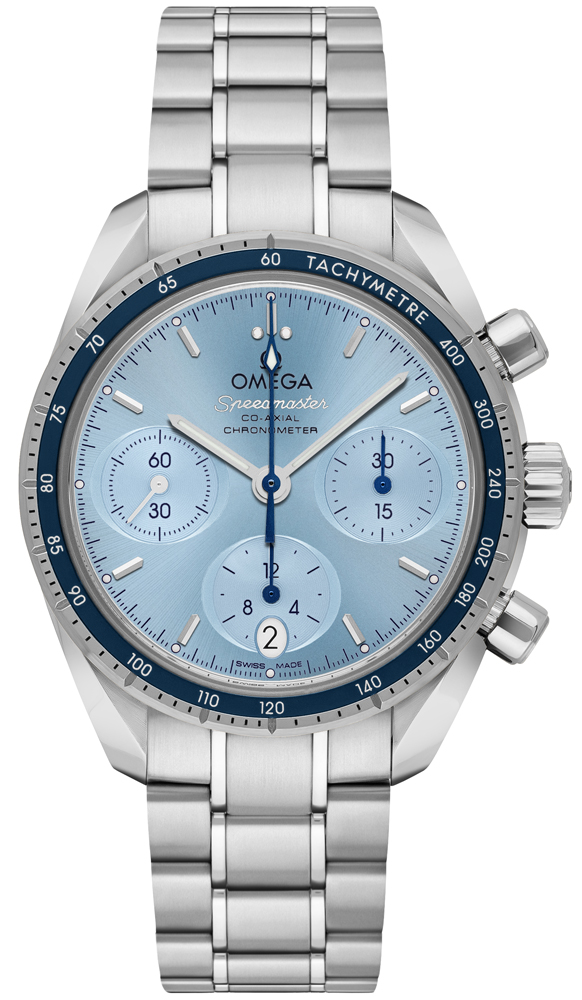 Omega Speedmaster Self winding Automatic Chronometer Blue Watch 32430385003001 