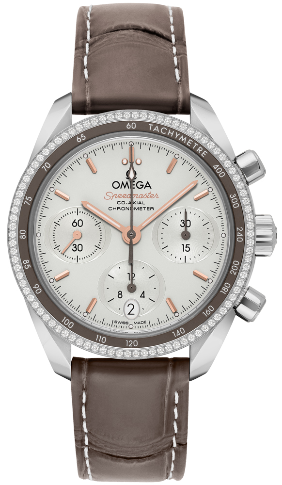 Omega Speedmaster Self winding Automatic Chronometer Silver Watch 32438385002001 