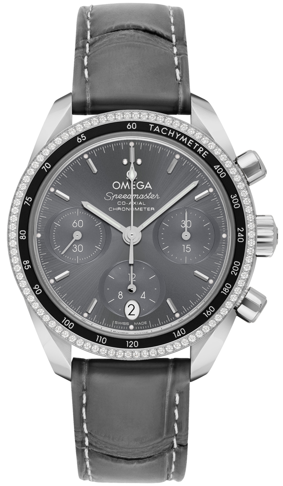 Omega Speedmaster Self winding Automatic Chronometer Grey Watch 32438385006001 